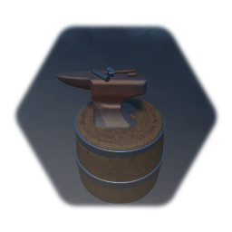 Anvil and helmet work tool (Duel use)