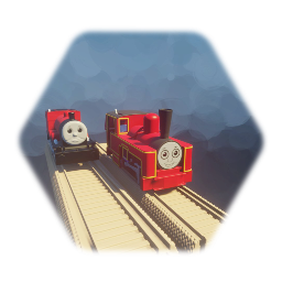 Trackmaster Lumpydisk and Shadowslayer