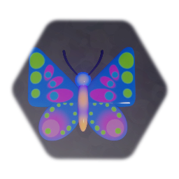 Animated Shiny Butterfly Prop