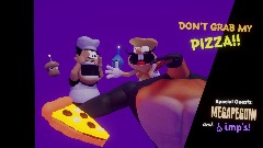 Pizza Tower Fan-TitleCard - DON'T GRAB MY PIZZA!!