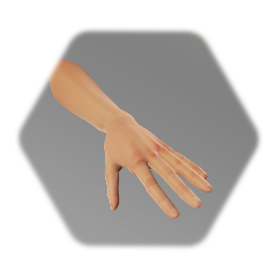 Realistic Hand (Rigged) · <term>Credit: PIXELTUNER_92