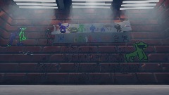 Game salmon friends wall