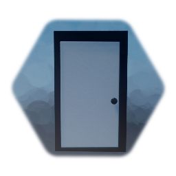 Black and white door