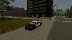 Police car driving simulator