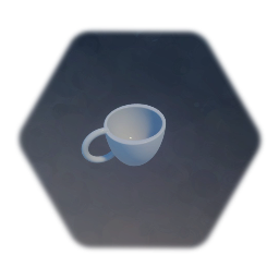 Teacup - Simple, White