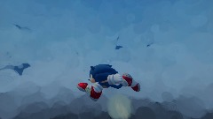 Modern Sonic the hedgehog (day and night)