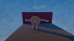 Pie frying an Egg on stage