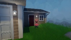 Grassy hills outside