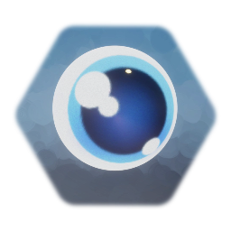 Blue Anime Eyeball (Single sculpt)