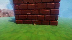 Find the exit (wery small character)