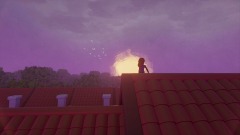 The girl on the roof