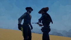 John marston vs Red harlow. But john is drunk and slow.