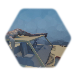 Dead Zombie At Car (just for animation)