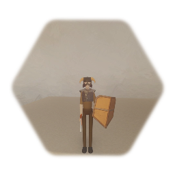 Sword and Armour Equipped Puppet