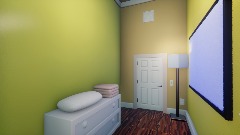 Hall of Bedroom with Overlook and Hall.