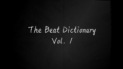 The Beat Dictionary. Vol. 1 (Ep)