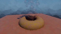 Dirt Spewing Out Rocks