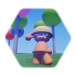 Tyler and Alabama's Fun Game characters as the lorax characters