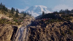 Paradise Falls Mt Rainier