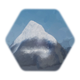 Mountain with snow