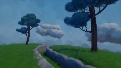 Grass and rock