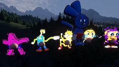 Remix of Background Mountains and Forest Valley