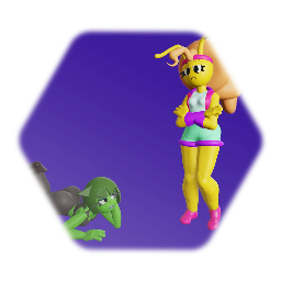 Margo and Ula (The Plan Skins) - Hands Up!