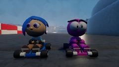 Mini runner racing stadium