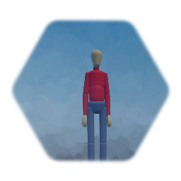 Dabbing person (w new moving mechanism )