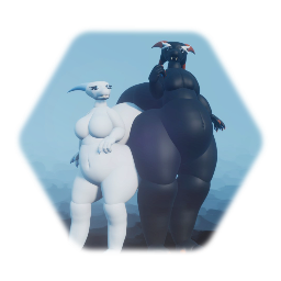 Dragon siblings Atoa and Etora