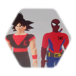 Spidey-Ninja and Eric the Saiyan