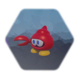 Huckit Crab - Super Mario