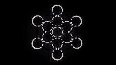 Sacred geometry - Metatron's cube animation