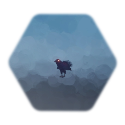 Cuervo de cementerio pero controlable