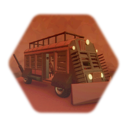 Apocalyptic desert bus model