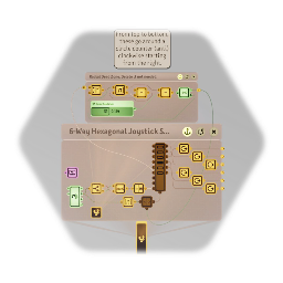 6-Way Hexagonal Joystick Splitter