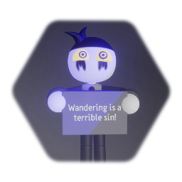 Wandering Ethan sign