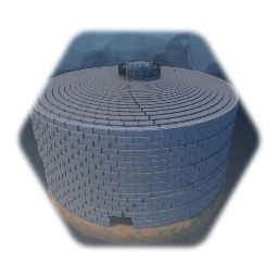 Floating round tower