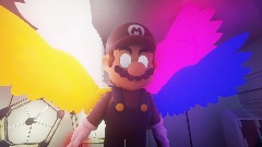 Mega winger Mario cutscene