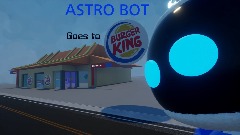 Astro bot Goes to Burger king