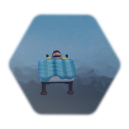 Summer Bed, but someone is sleeping in it