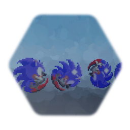 2D Sonic Rolling/Jumping Sprites