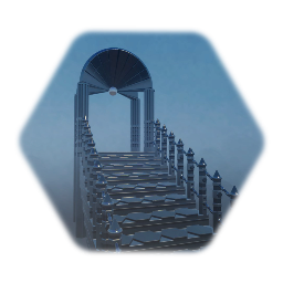 Staircase - Shiny Metal