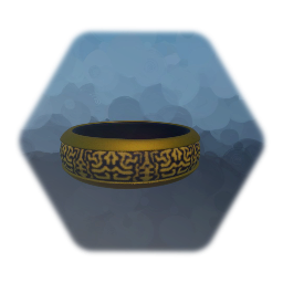 Gold ring / bracelet b