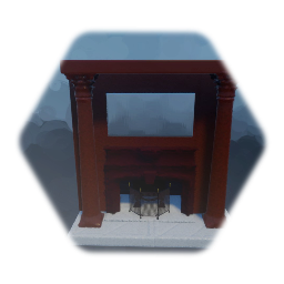 Fireplace with Mirror