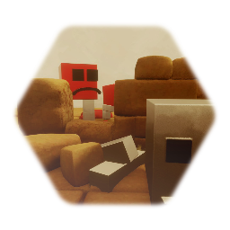 Block man skeleton