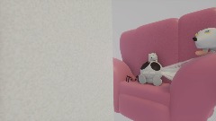 Atom watches The Grubhub Ad.