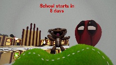 School starts in 8 days