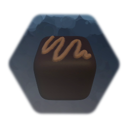 Dark Chocolate Truffle With Caramel Drizzle