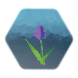 Animated (Painted) Flowers and Grass